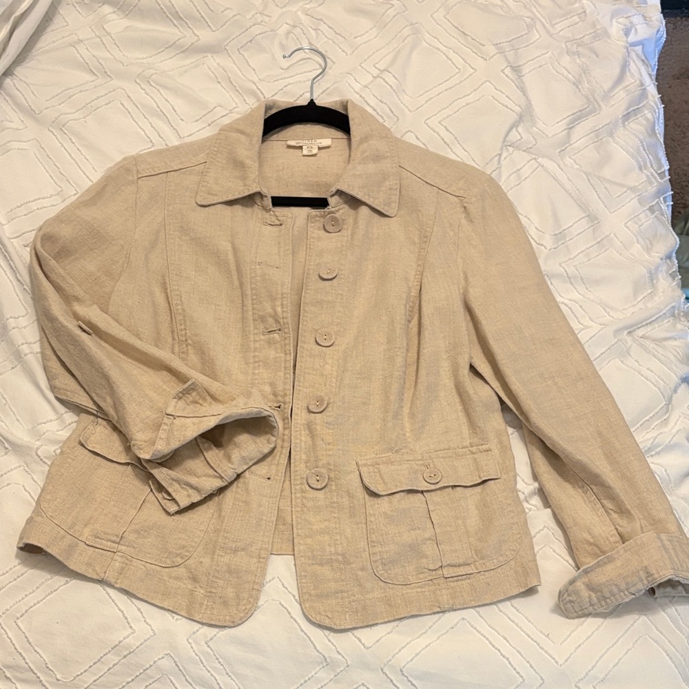 Charter Club Light Beige Blazer